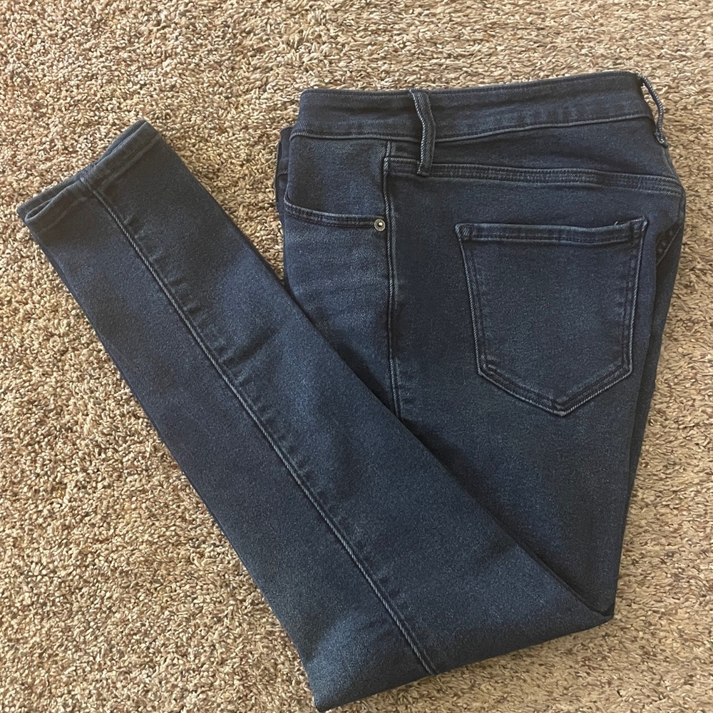 Old Navy ROCKSTAR Super Skinny Extra High-Rise Blue Jeans 8P